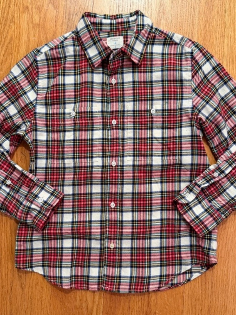 Crewcuts Boys Holiday Flannel Shirt